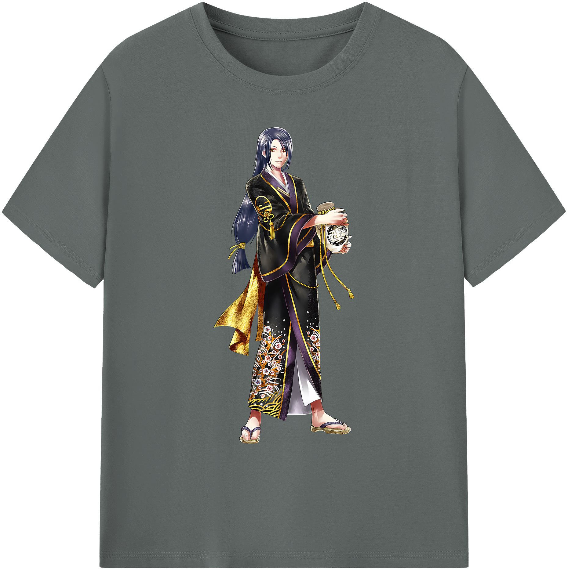 （画像用） 刀剣乱舞 Touken Ranbu 綿100％ メンズ半袖Tシャツ｜肌触りやわらか＆通気性